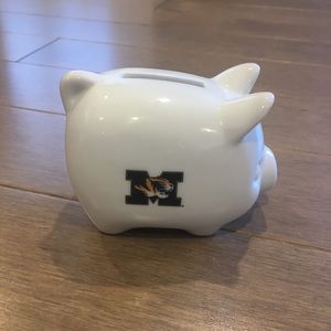 Ceramic MIZZOU Piggy Bank
